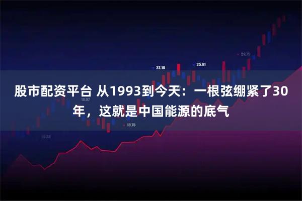 股市配资平台 从1993到今天：一根弦绷紧了30年，这就是中国能源的底气